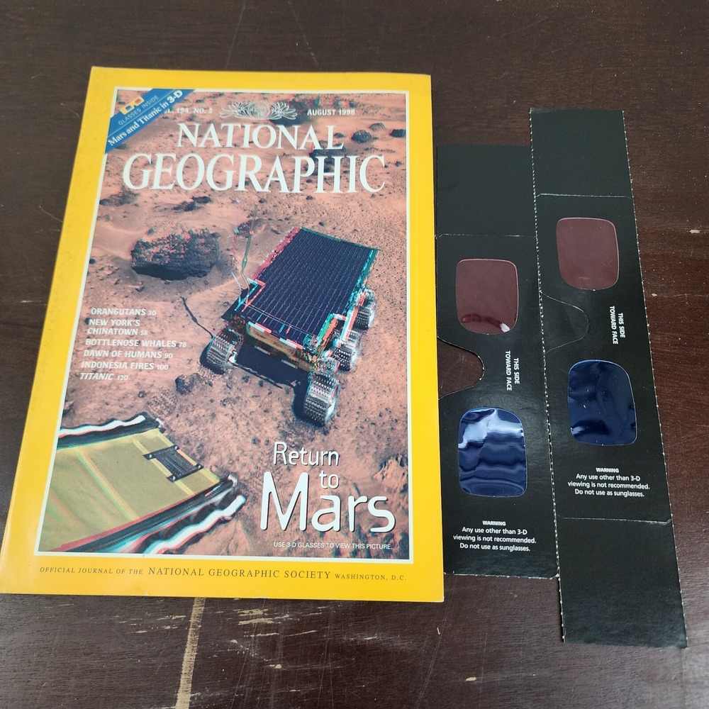 National Geographic Magazine August 1998